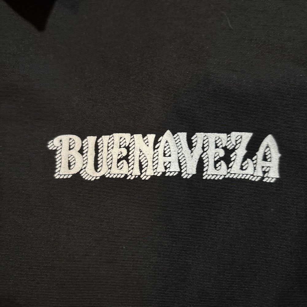 Stone Brewing Buenaveza Mens S‎ Rain Windbreaker Trench-Style Black Jacket Rare - Picture 2 of 7